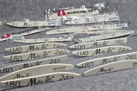 Supakuotos nagų dildės Molly 100/180 ir 180/240