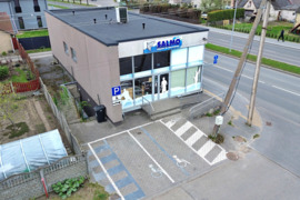 Parduodamas modernus komercinis pastatas su nuosavu sklypu Suvalkų g., Panevėžyje
