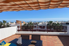 Penthouse apartamentas su bendru baseinu, Alicante provincijoje, Torrevieja mieste, Los Balcones raj