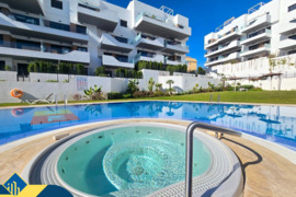 Apartamentas su bendru baseinu, Alicante provincijoje, Orihuela Costa mieste. 3 kambariai | 70 m² | 