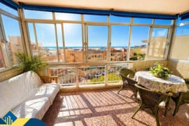 Apartamentas su terasa, Alicante provincijoje, Torrevieja mieste, La Mata rajone. 3 kambariai | 71 m