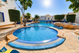 Apartamentas su bendru baseinu, Alicante provincijoje, Orihuela Costa mieste. 3 kambariai | 98 m² | 