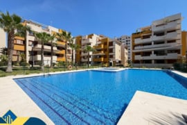 Penthouse apartamentas su bendru baseinu, Alicante provincijoje, Torrevieja mieste, Los Balcones raj