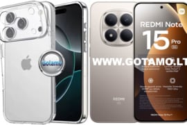C-Clear Plus skaidri nugarėlė Xiaomi Redmi Note 15 Pro 5G