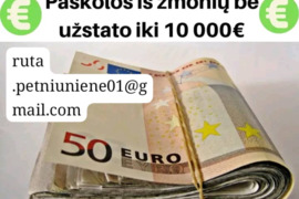 Reikia greitos ir patikimos paskolos