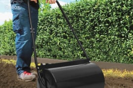 vidaXL Vejos volas, juodos spalvos, 63cm, 50l