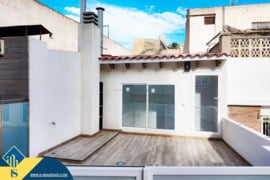 Duplex apartamentas su terasa, Alicante provincijoje, Alicante mieste. 3 kambariai | 76 m² | 400 met