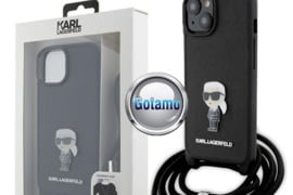 Dėklas nugarėlė Karl Lagerfeld Style4 Saffiano Apple iPhone 15