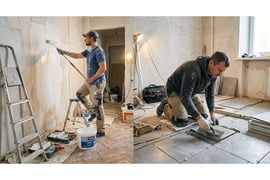 Reikalingi plytelių klojėjai ir dažytojai