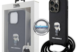 Dėklas Karl Lagerfeld Style4 Saffiano Crossbody – Apple iPhone 15 Pro