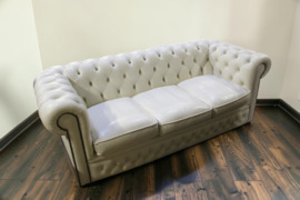 Chesterfield natūralios odos sofa
