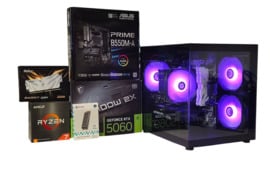 Ryzen 7 5700 RTX 5060 RAM 16GB 3200MTS NVME 1TB 7450 MB/s