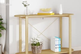 vidaXL Konsolinis staliukas, 110x38x75cm, apdirbta mediena