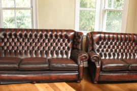 Chesterfield baldų komplektas 3+2