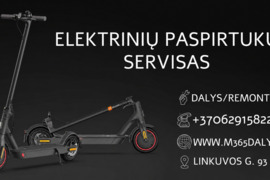 Elektrinių paspirtukų dalys, remontas