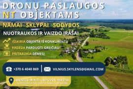 Drono paslaugos NT objektams / Foto ir video