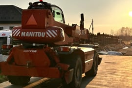 Rotacinis teleskopinis krautuvas Manitou Mrt 2150 su operatoriumi. Vilnius. Kaunas