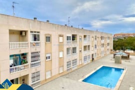 Apartamentas su bendru baseinu, Alicante provincijoje, Torrevieja mieste. 3 kambariai | 53 m² | 1 ki