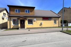 NAUJA KAINA !!! Parduodamos 204 kv.m. pastatas-patalpos senamiesčio centre, Birutės g. Mažeikiuose.