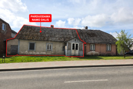 PARDUODAMA NAMO DALIS SU 18,49 ARO ŽEMĖS SKLYPU UTENOJE, TAURAGNŲ G.