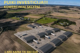 PUIKI INVESTICIJA – KOMERCINIAI SKLYPAI VYSTYTOJUI AR INVESTUOTOJUI TIK 680 EUR UŽ 1 ARĄ