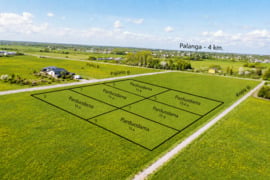 ŠALIA PALANGOS KIAULEIKIŲ K. PARDUODAMI NAMŲ VALDOS SKLYPAI