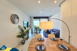 Apartamentas su bendru baseinu, Alicante provincijoje, Orihuela Costa mieste. 4 kambariai | 84 m² | 