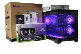RTX 5070 Ultra 5 245kf DDR5 32GB Wi-fi Bt 750W Gold PSU