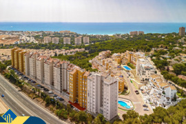 Apartamentas su terasa, Alicante provincijoje, Orihuela Costa mieste. 3 kambariai | 65 m² | 800 metr