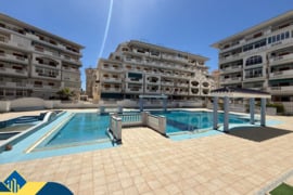 Apartamentas su bendru baseinu, Alicante provincijoje, Torrevieja mieste, La Mata rajone. 2 kambaria