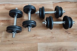 4 hanteliai x 10.324kg apynauji už puse kainos