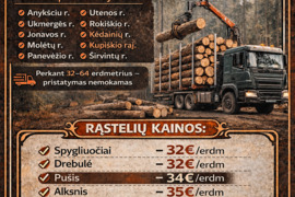 Malkinė mediena rąsteliais