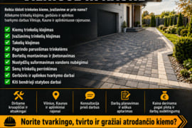 TRINKELIŲ KLOJIMAS VILNIUJE IR KAUNE