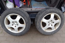 4 vnt. ALUTEC R16 su žieminėmis padangomis 205 60 R16 