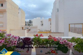 Apartamentas su terasa, Alicante provincijoje, Torrevieja mieste, Playa del Cura rajone. 3 kambariai