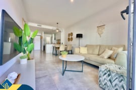 Apartamentas su bendru baseinu, Alicante provincijoje, Orihuela Costa mieste. 3 kambariai | 73 m² | 