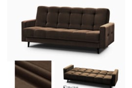 Minkšta sofa-lova „Salsa“ su dėže patalynei