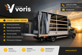 SKUBUS KROVINIŲ PERVEŽIMAS IŠ ALYTAUS PO VISĄ LT,EU +370 672 47506 | +370 646 14499 info@voris.lt ww