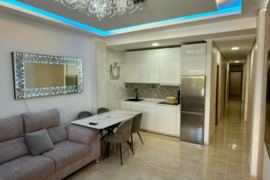Renovuotas apartamentas su bendru baseinu, Alicante provincijoje, Torrevieja mieste. 3 kambariai | 7