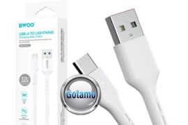 Apple Lightning laidas 1 metras 3A BWOO WWW.GOTAMO.LT