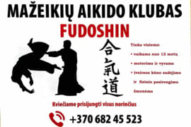 Aikido - kovos ir saviginos menai Mažeikiuose