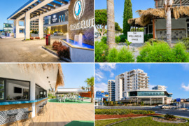 TERRA apartamentai Caesar Blue Resort & Spa komplekse, 2 kambariai, su vaizdu į jūra ir kalnus