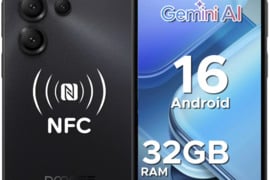 Naujas telefonas DOOGEE Note56X Pro, NFC, 128GB / 32GB, galinga 6150mAh baterija