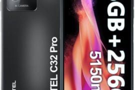 Naujas išmanusis telefonas Oukitel C32 Pro 256Gb / 16Gb, talpi 5150mAh baterija