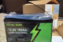 4 nauji akumuliatoriai LiFePo4 12V 100A