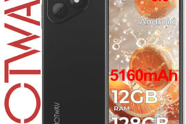 Naujas Telefonas HOTWAV Note 15 Pro 128GB/12GB, 5160mAh Baterija