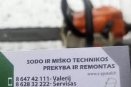 BENZOPJŪKLŲ, ŽOLIAPJOVIŲ REMONTAS, Naujoji vilnia