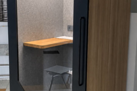 Akustinė darbo kabina „Memel Booth by WorkspaceHub