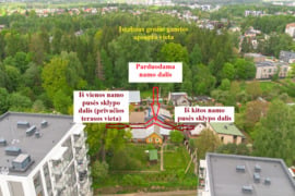 VISORIUOSE PARDUODAMA NAMO DALIS (BUTAS) SU PRIE BUTO SKLYPO DALIMI!!!