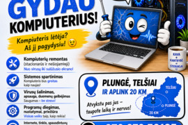 Kompiuterių Remontas: Telšiai - Plungė ir aplink